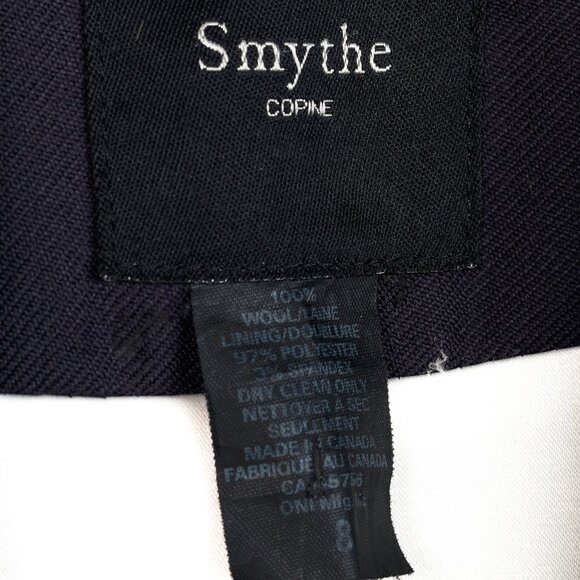 Smythe Navy Wool Twill Equestrian Blazer - Picture 8 of 8